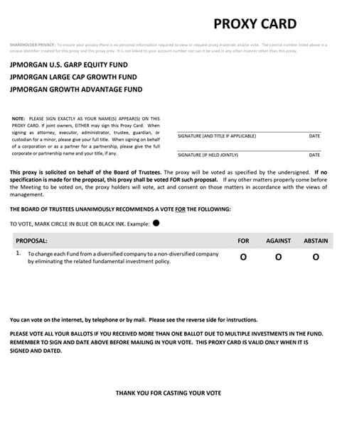 JPMorgan Trust I .